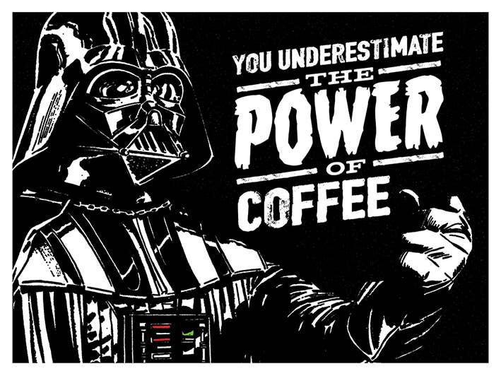 The Art Group – wholesale Canvas art – Star Wars (The Power Of Coffee) Canvas0