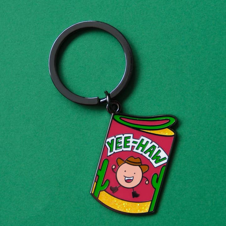 Yee-Haw Enamel Keychain for wholesale by JaneLi.Co