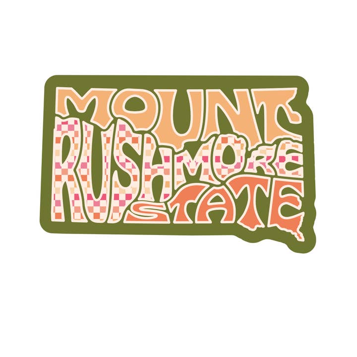 South Dakota Sioux Falls Aberdeen High Quality Vinyl Sticker for wholesale by Juju and Moxie