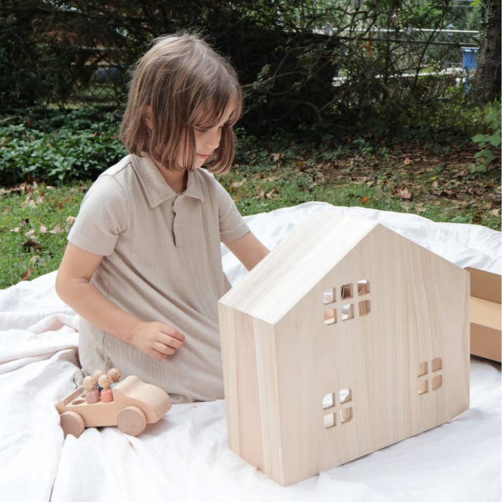 My Felt Story - Wholesale Doll Accessory Kit - Kids - Peg Doll House
