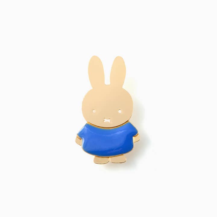 Titlee - Wholesale Brooch - MIFFY bunny enamel pin (electric blue) x Miffy
