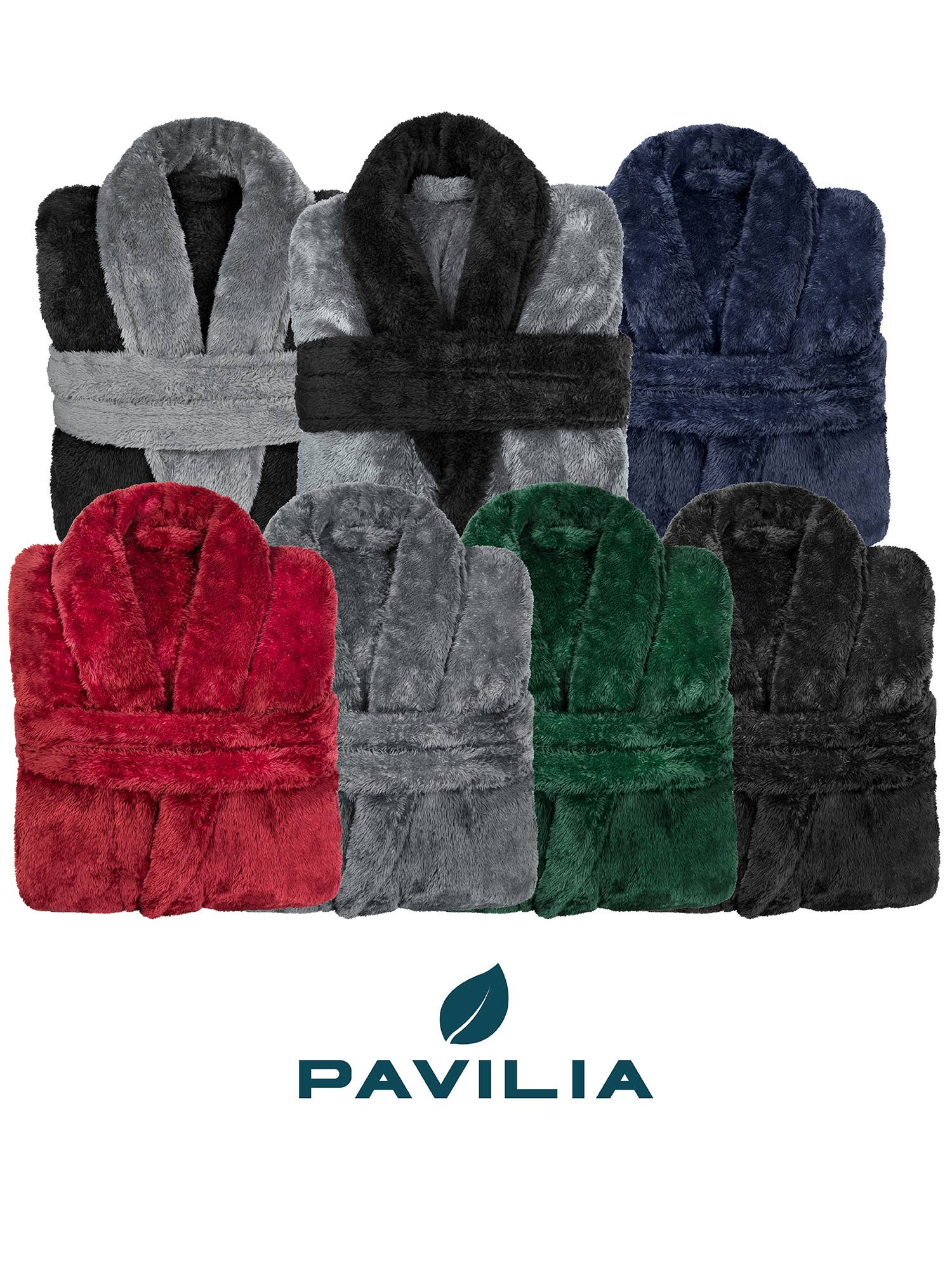 Pavilia - Wholesale Robe - Men's - Men's Sherpa Fluffy Robe37