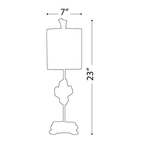 Lucas McKearn - Vente Lampes d'appoint/de bureau - Lampe de table Cross dorée4