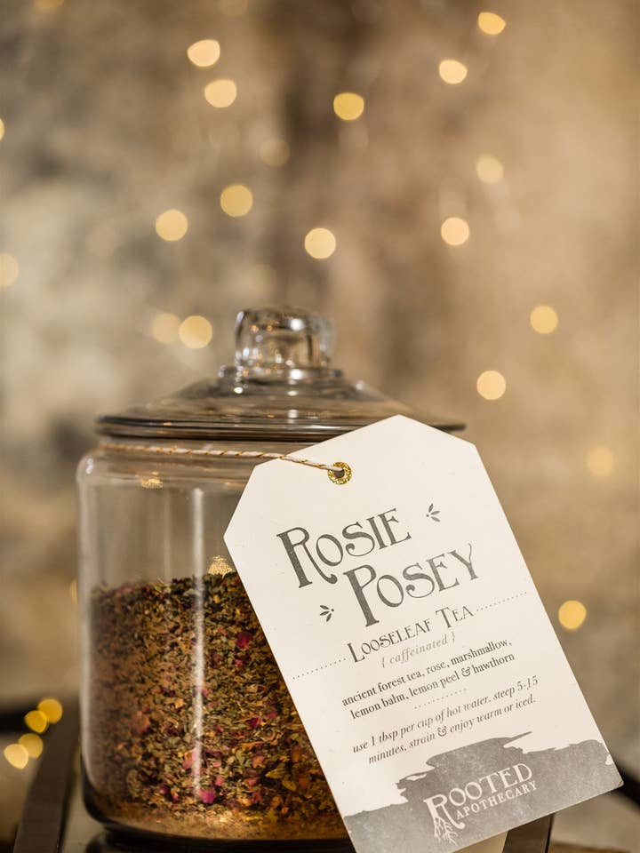 Thé Rosie Posey (5 sachets) pour la vente par Rooted Apothecary