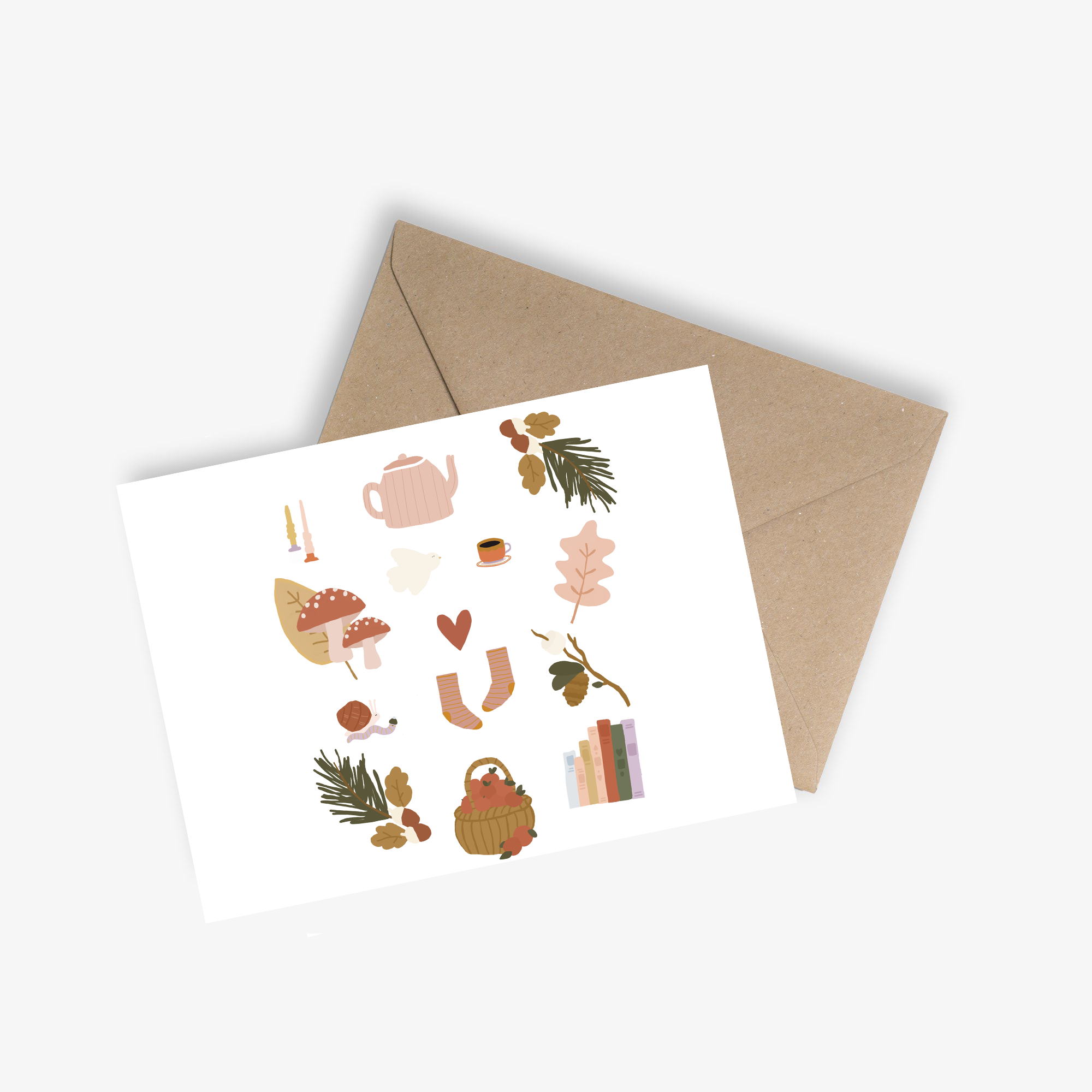 LE PAPIER GRAPHIQUE - Wholesale Everyday Greeting Card - Autumn Treasures - Simple Card2