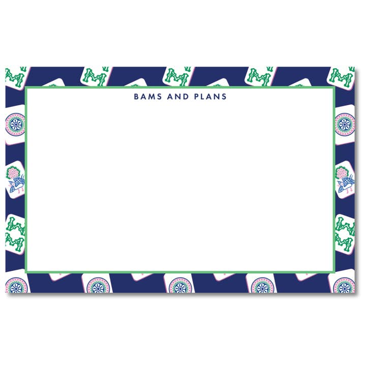 BAMS & PLANS SLAB PAD | MAHJONG voor wholesale door B. ROWE & CO.