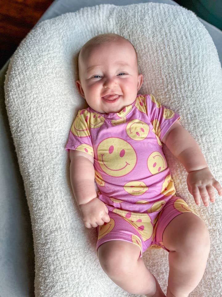 Jensens Jammies - Wholesale Sleepwear Set - Kids - Pink Lemonade Short Set