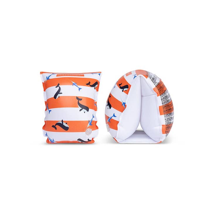 Rood Wit Swim Essentials | Rood/Witte Zwembandjes 0-2 jaar for wholesale on Faire