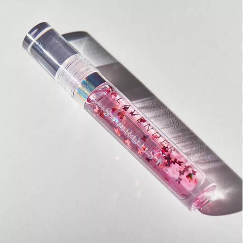 Lavender Stardust - Wholesale Lip Gloss - SPARKLE COSMIC LIP GLOSS :BUBBLE BUTTERFLY