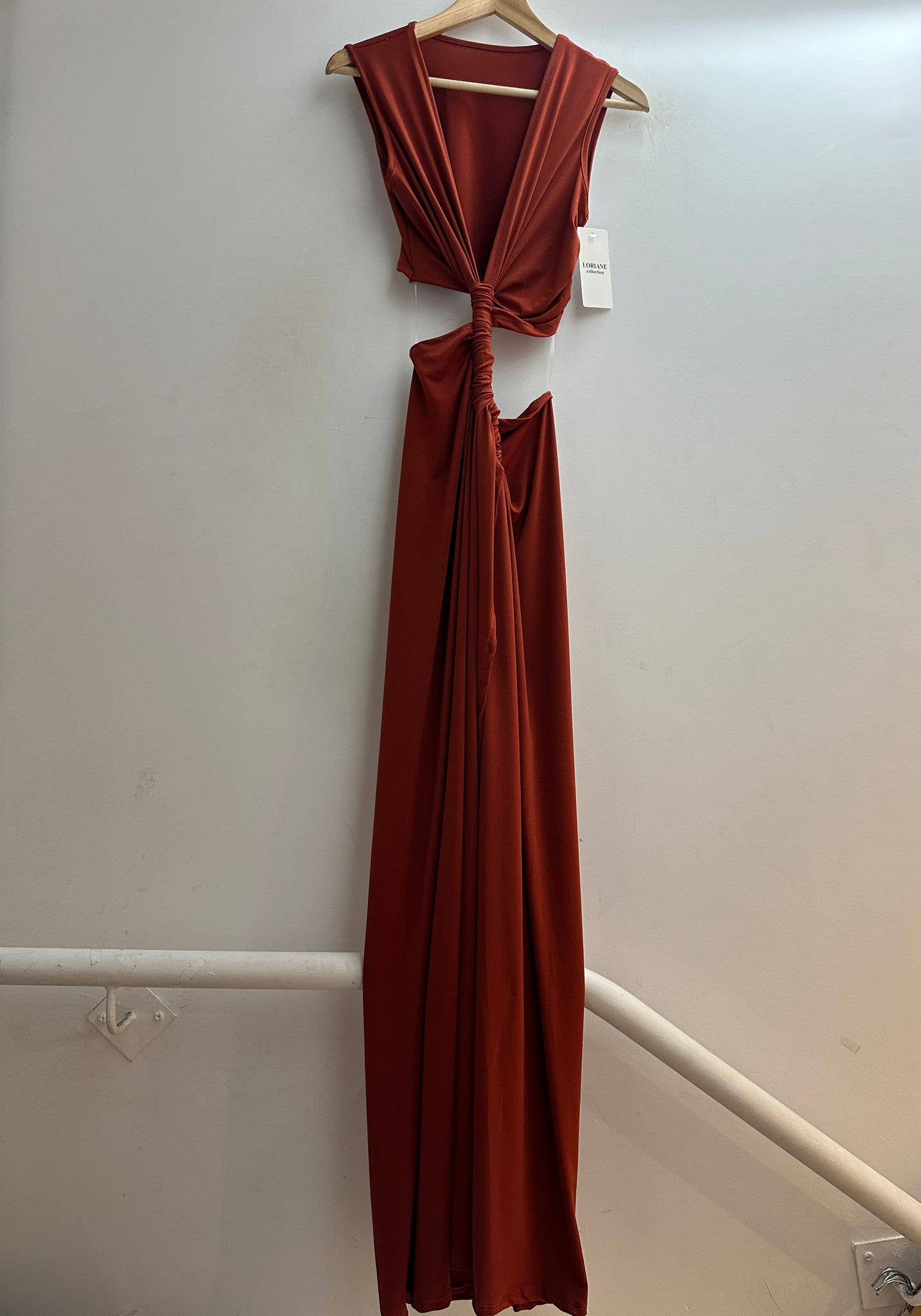 LORIANE – wholesale Gown – Women's – 6595 long dress with slit one size 3