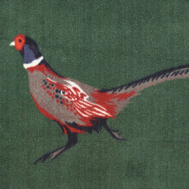Phoenox Textiles â wholesale Door mat â Hug Rug - Pheasant 2 (Green) doormat4