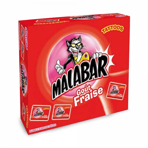MALABAR Strawberry - Box of 200  for wholesale by 123bonbon