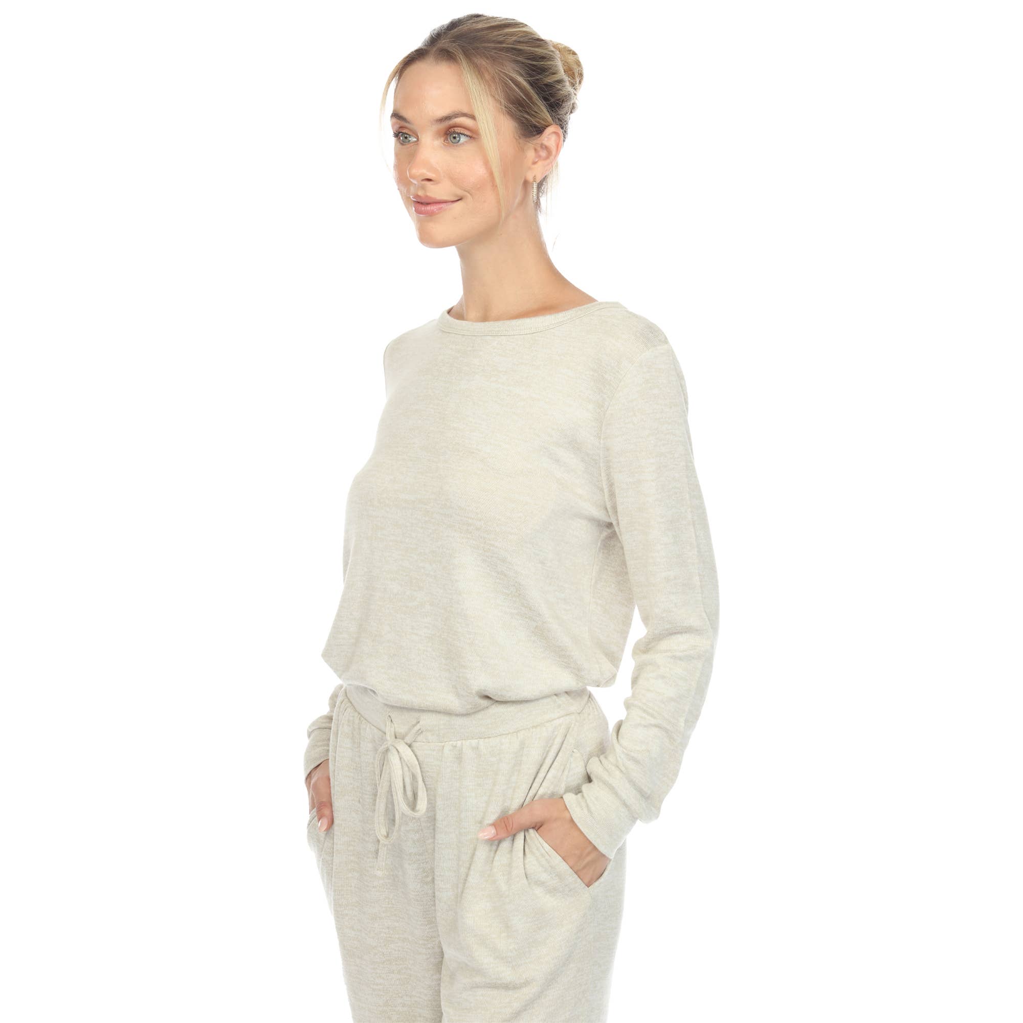 WHITE MARK – Conjuntos Casual - Mulher por atacado – Novo Fall Cores - Conjunto de desgaste 2 peças Lounge5