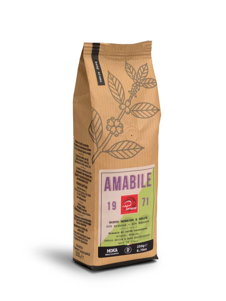 Perrero Coffee Amabile Blend 250g for wholesale by Caffè Perrero