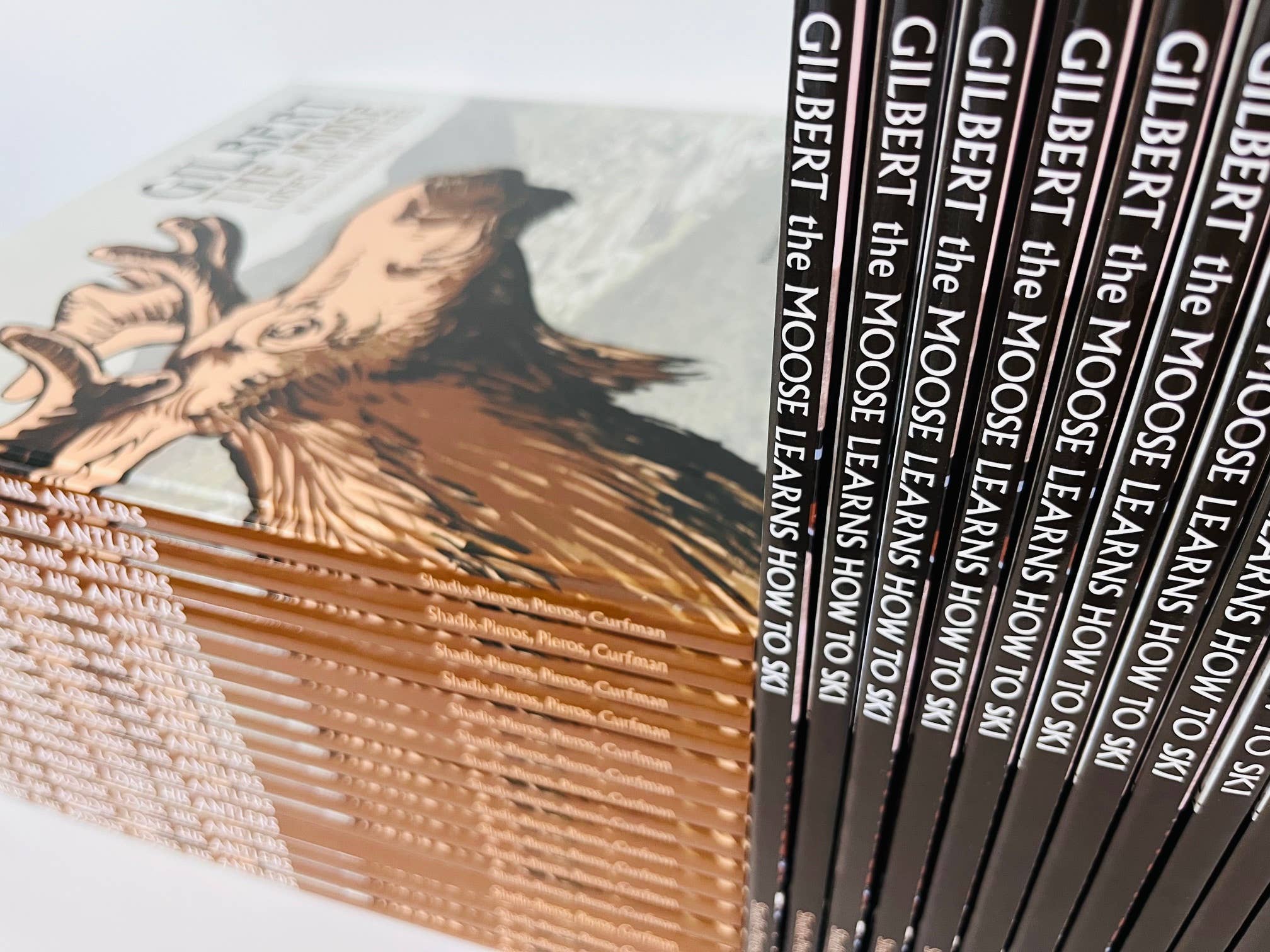 Gilbert The Moose - Rick Pieros Photography - Vendita all'ingrosso Preschool Book (3-5) - Gilbert the Moose Loses His Antlers - libro per bambini17