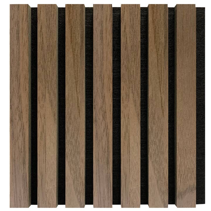 Luxury American Walnut Acoustic Slat Wood Wall Tiles for wholesale on Faire