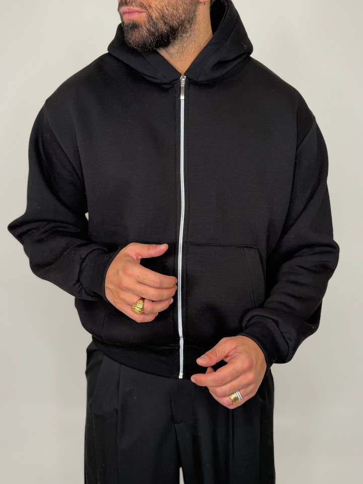 Sweat à Capuche Zippé Essentiel pour la vente par LAB22
