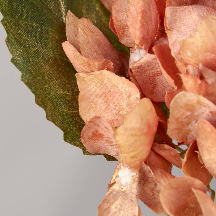 Primitives by Kathy - Wholesale Artificial Flowers - Orange Hydrangea Floral Pick2