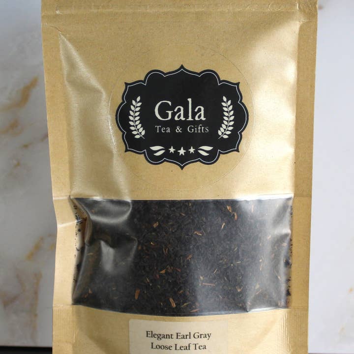 Elegant Earl Gray Loose Leaf Tea for wholesale by Gala Tea and Gifts
