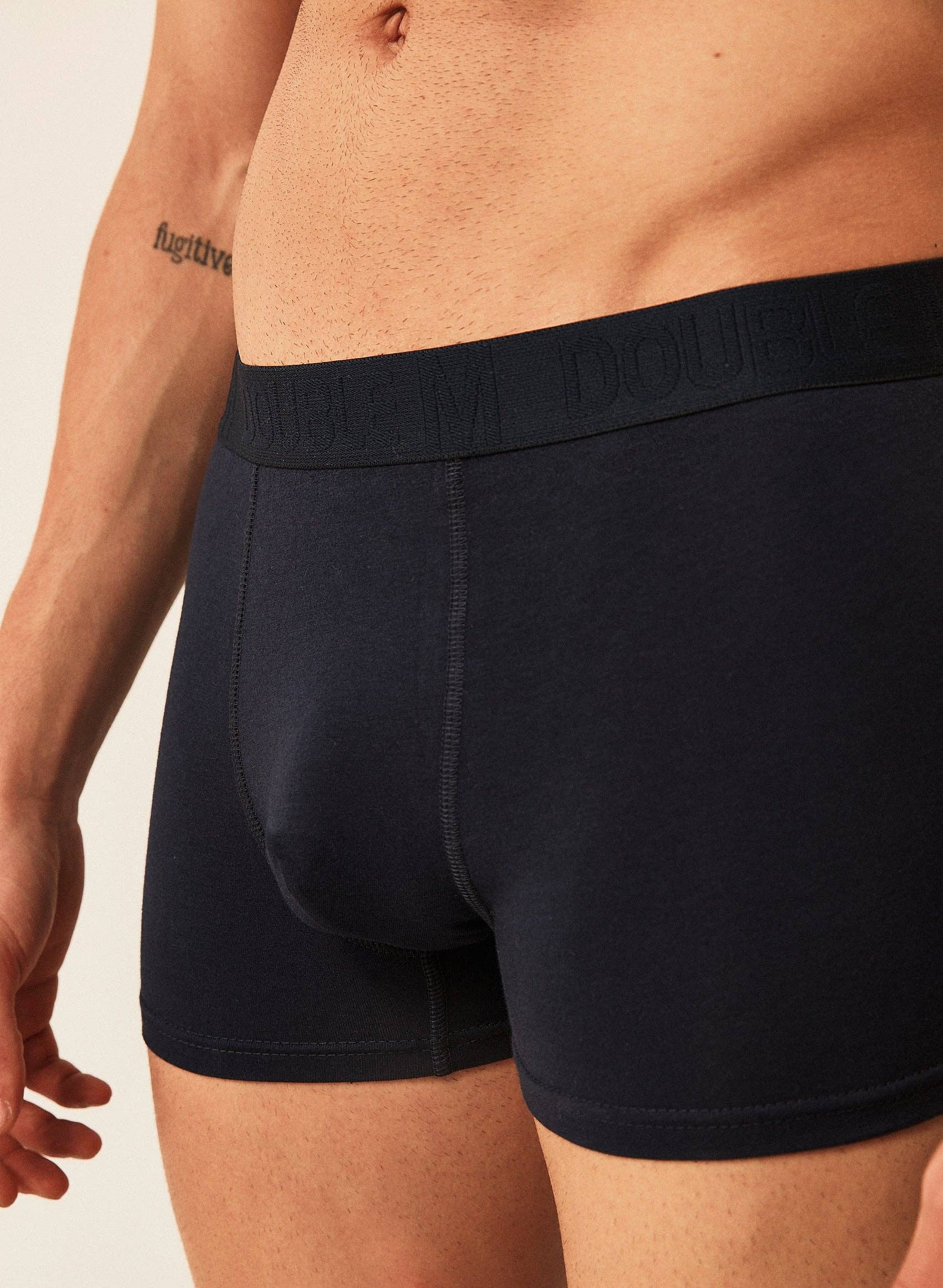 Double M – wholesale Underwear – Men's – MEN'S BOXER SHORTS IN PLAIN COTTON1