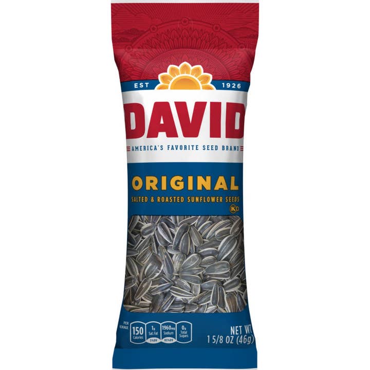 I Got Your Candy - Wholesale Seeds/Kernels - David Sunflower Seeds Regular 1 5/8oz - 12ct