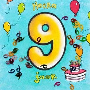 Alder 9 år for engroshandel hos Sidedish Cards