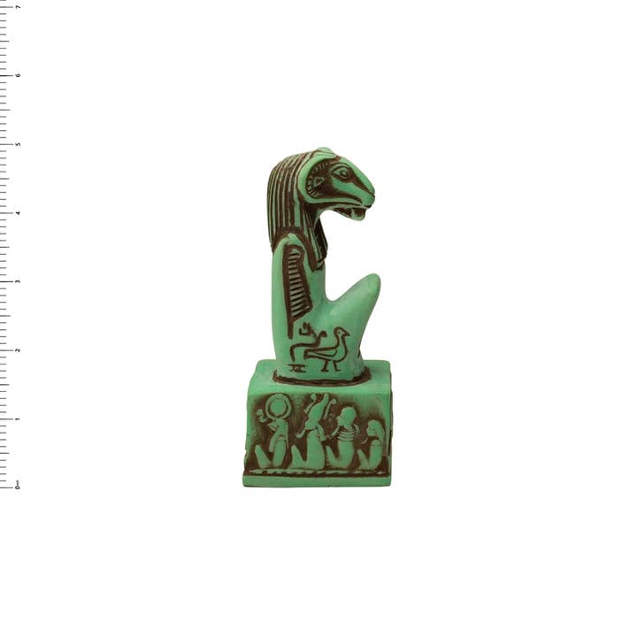 Discoveries, Inc. - Vente Figurine décorative - Khnum agenouillé vert - 5" - Dieu égyptien2
