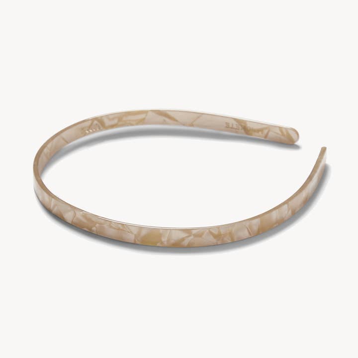 Ultralight Thin Headband in Sand Shell for wholesale by MACHETE