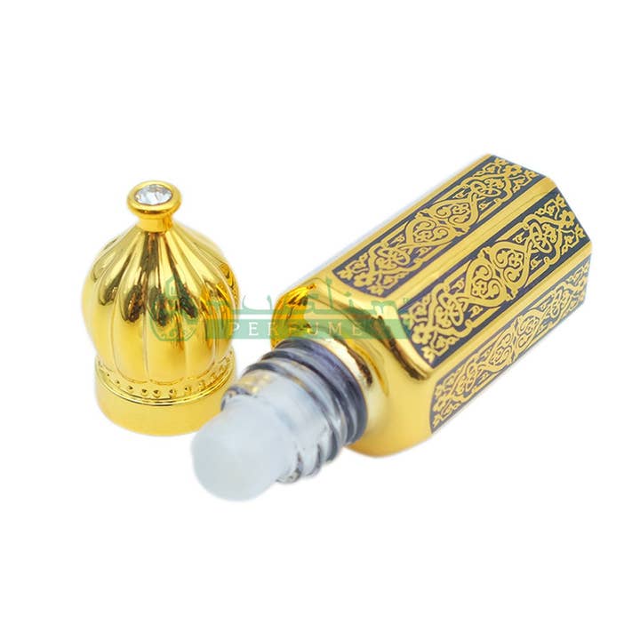 IndoMode - Wholesale Perfume/eau de toilette - Custom Oil in 6Ml Perfume Bottles | Gold Arabesque Jeweled3