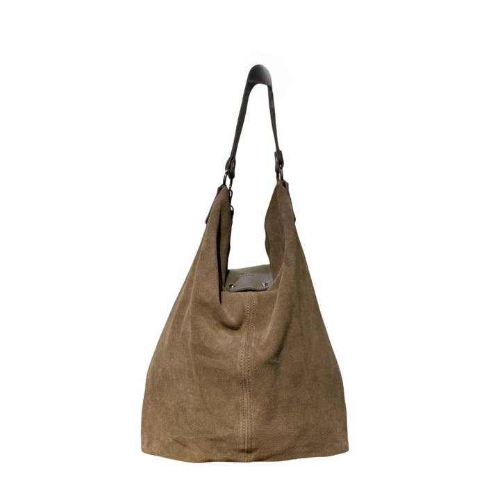 Louisa lee - Wholesale Shoulder Bag - Women's - SUEDE LEATHER SHOULDER BAG ROXY1