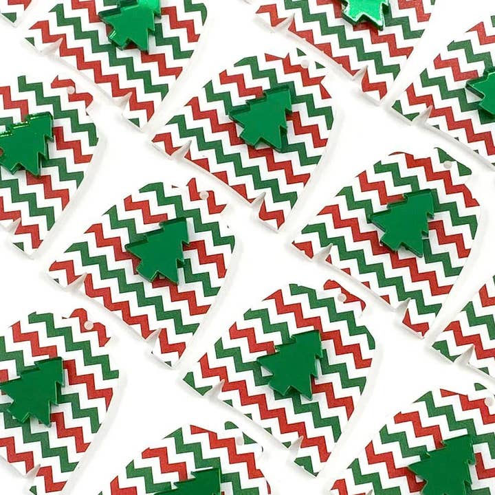 Doohickies - Wholesale Dangle Earrings - 1.5" Ugly Sweater Acrylic Earrings - Christmas Earrings