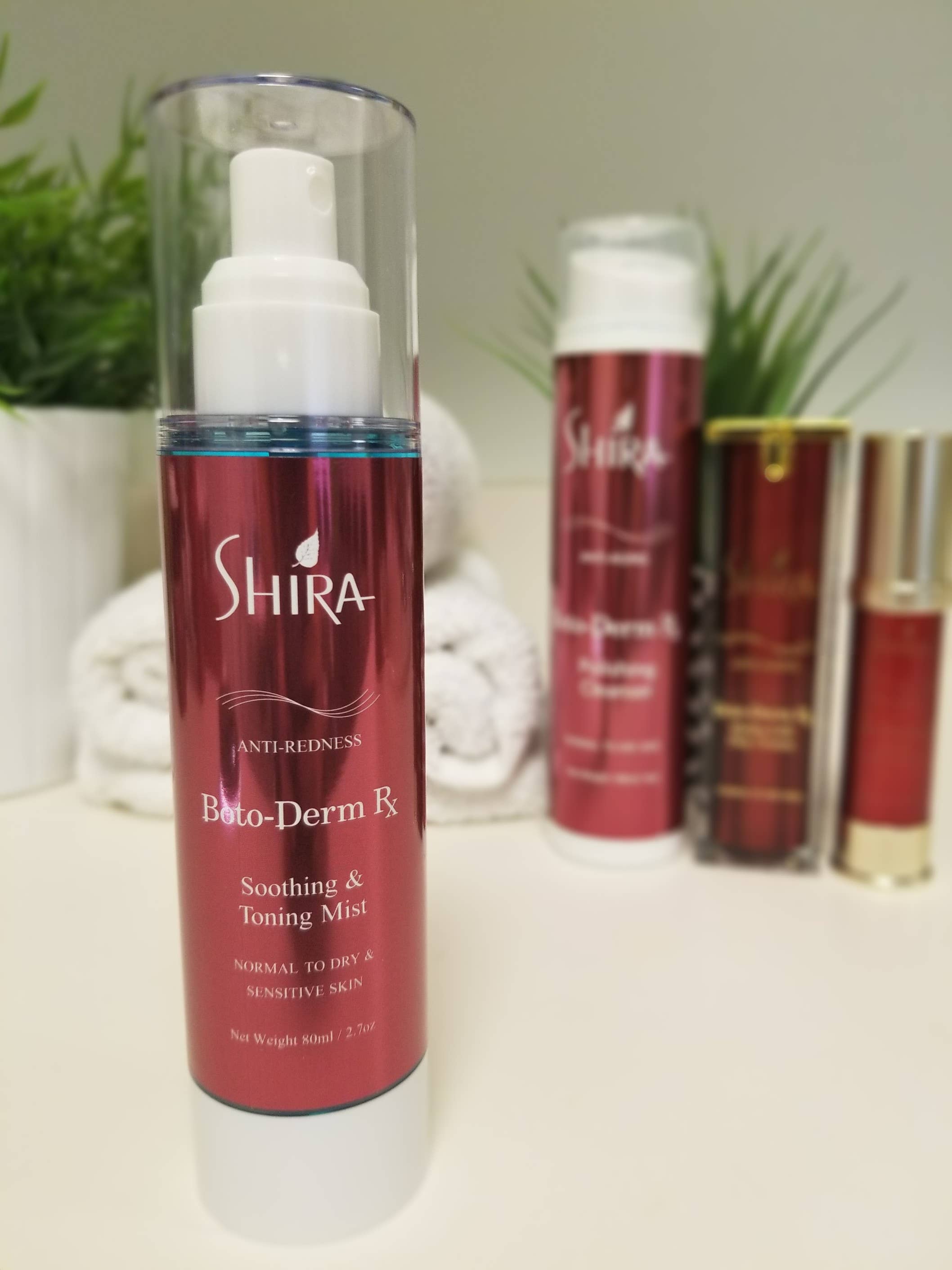 Shira Esthetics - Vente Brume/eau visage et corps - Brume apaisante et tonifiante Boto-Derm Rx apaise et hydrate la peau1