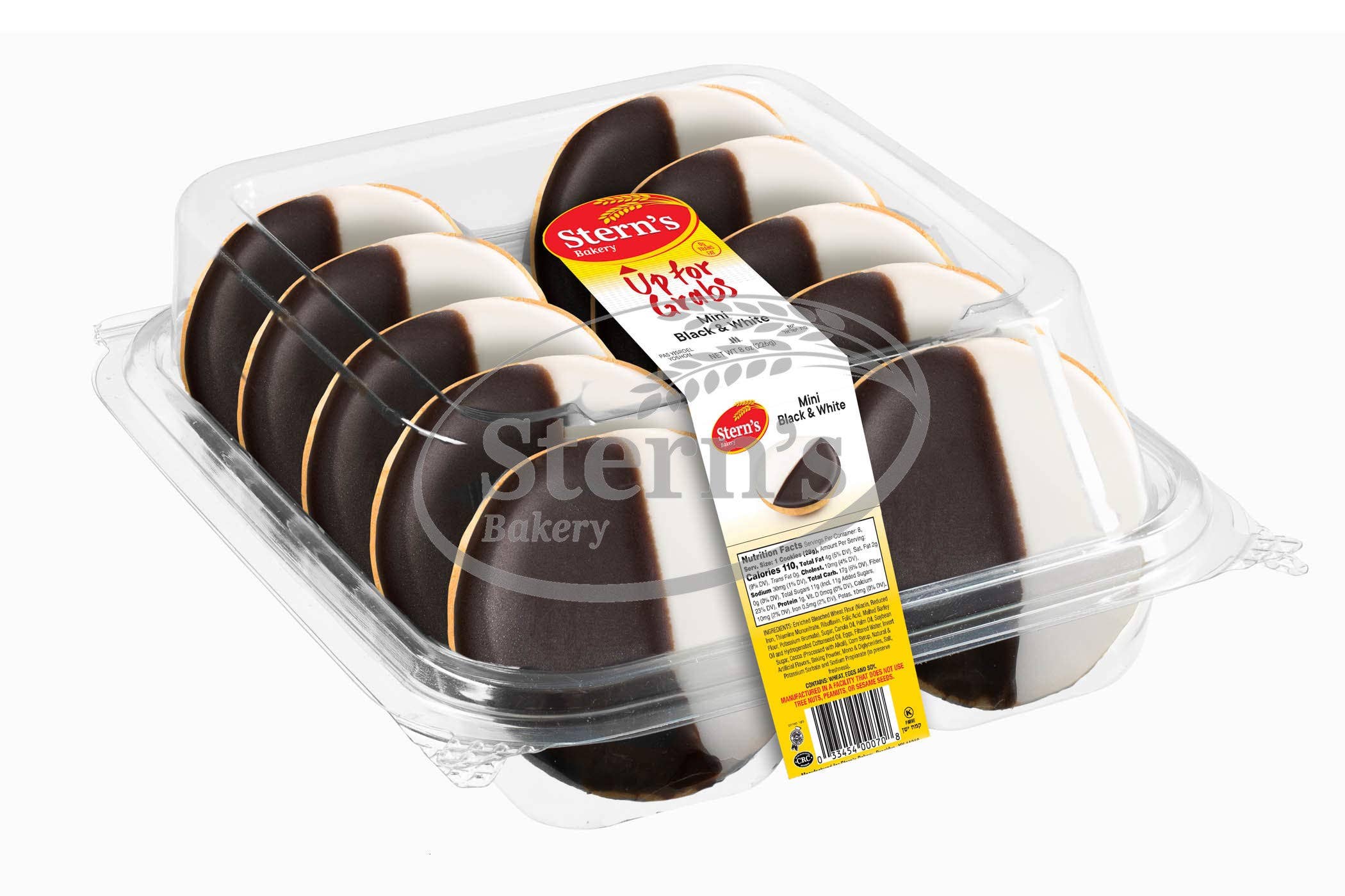 Stern's Online - Wholesale Cookie - Black and White Cookies | 10 Count NY Style Cookies -12/Case