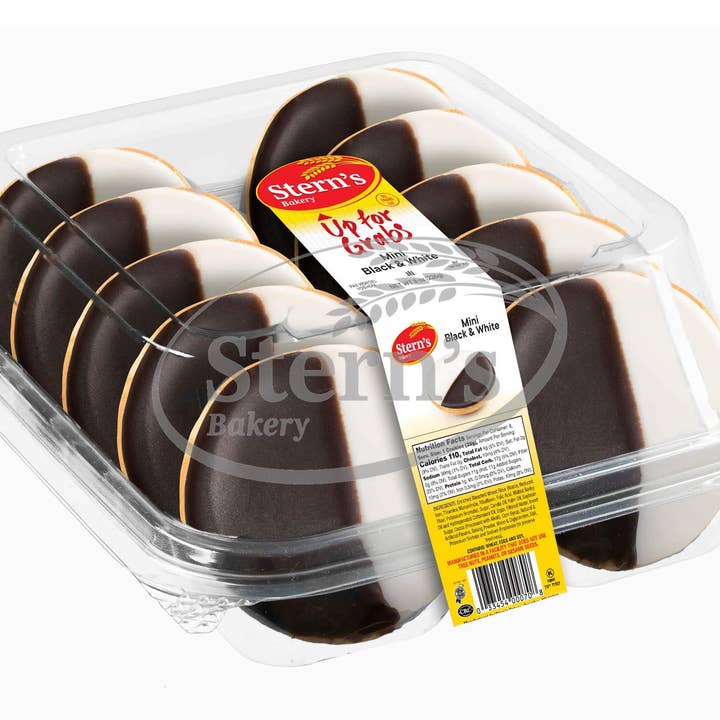 Black and White Cookies | 10 Count NY Style Cookies -12/Case for wholesale by Stern's Online