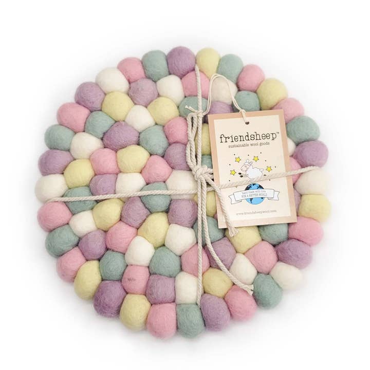 Cotton Candy Eco Coasters and Trivets for wholesale by Friendsheep