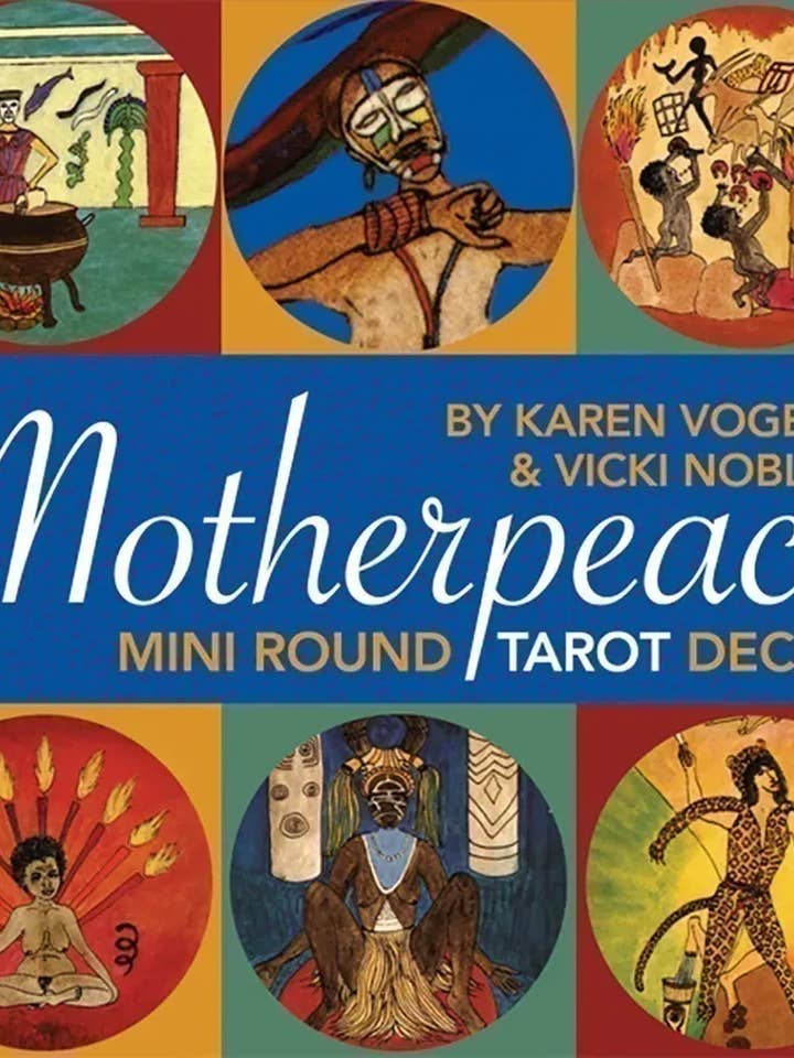 Mini Motherpeace Round Tarot Deck for wholesale by U.S. Games Systems Inc.