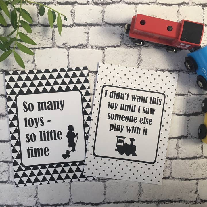 Toddler Alternative Journey Cards ® Monochrome for wholesale by Dios Designs