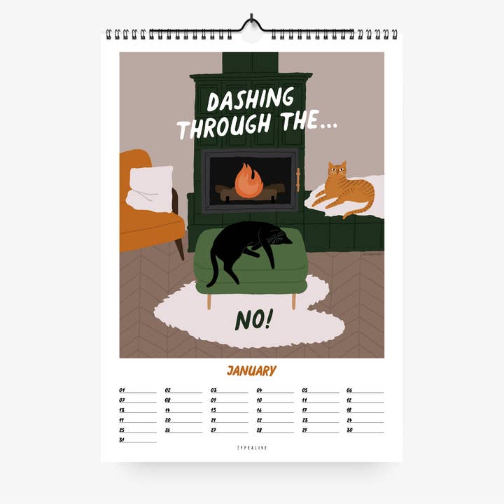 typealive - Wholesale Calendar - Wall calendar/Petisfaction “Cats”2