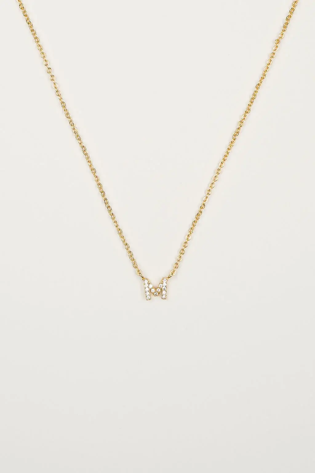 Brenda Grands Jewelry - Wholesale Jewelry Set - 18K Gold Dainty Shiny Initial Necklace - Set of 1626