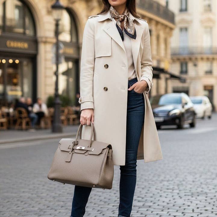 Genuine Leather Handbag, Big size, Made in Italy, art. 112672 for wholesale by Suie Valentini srl