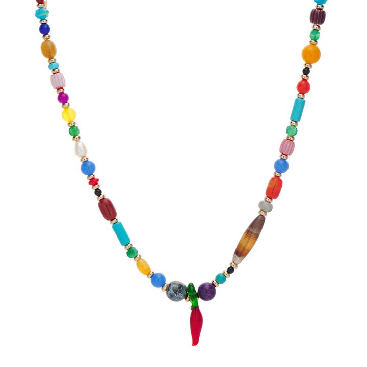 Ocean Beads and Pepper Charm for wholesale by Retro Forever