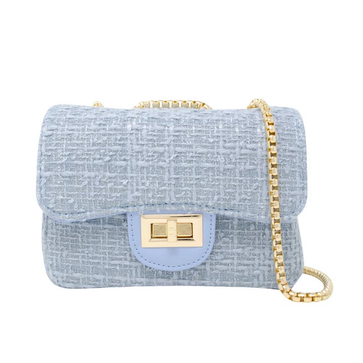 Tiny Treats and ZOMI GEMS - Wholesale Crossbody Bag - Kids - Classic Large Tweed Handbag