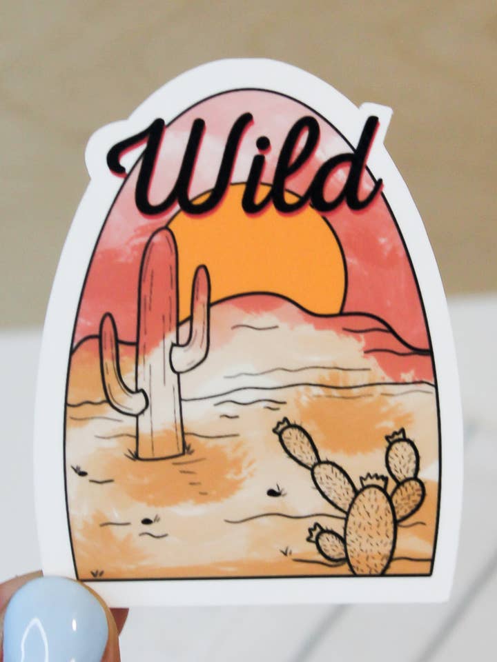 Wild Desert Sticker for wholesale by Western Coast Creations