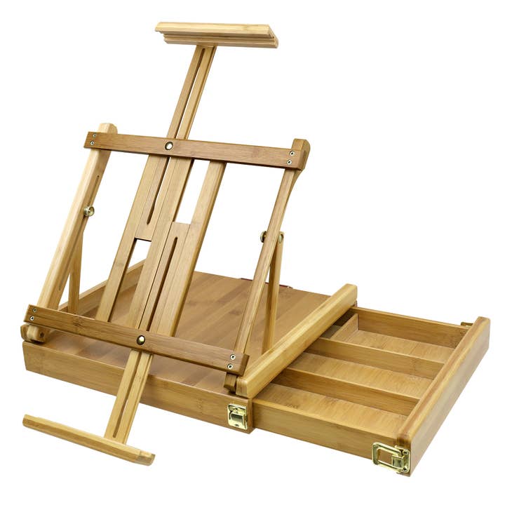Art Alternatives Bamboo Ravenna Tabletop Sketch Box Easel for wholesale by MacPherson's