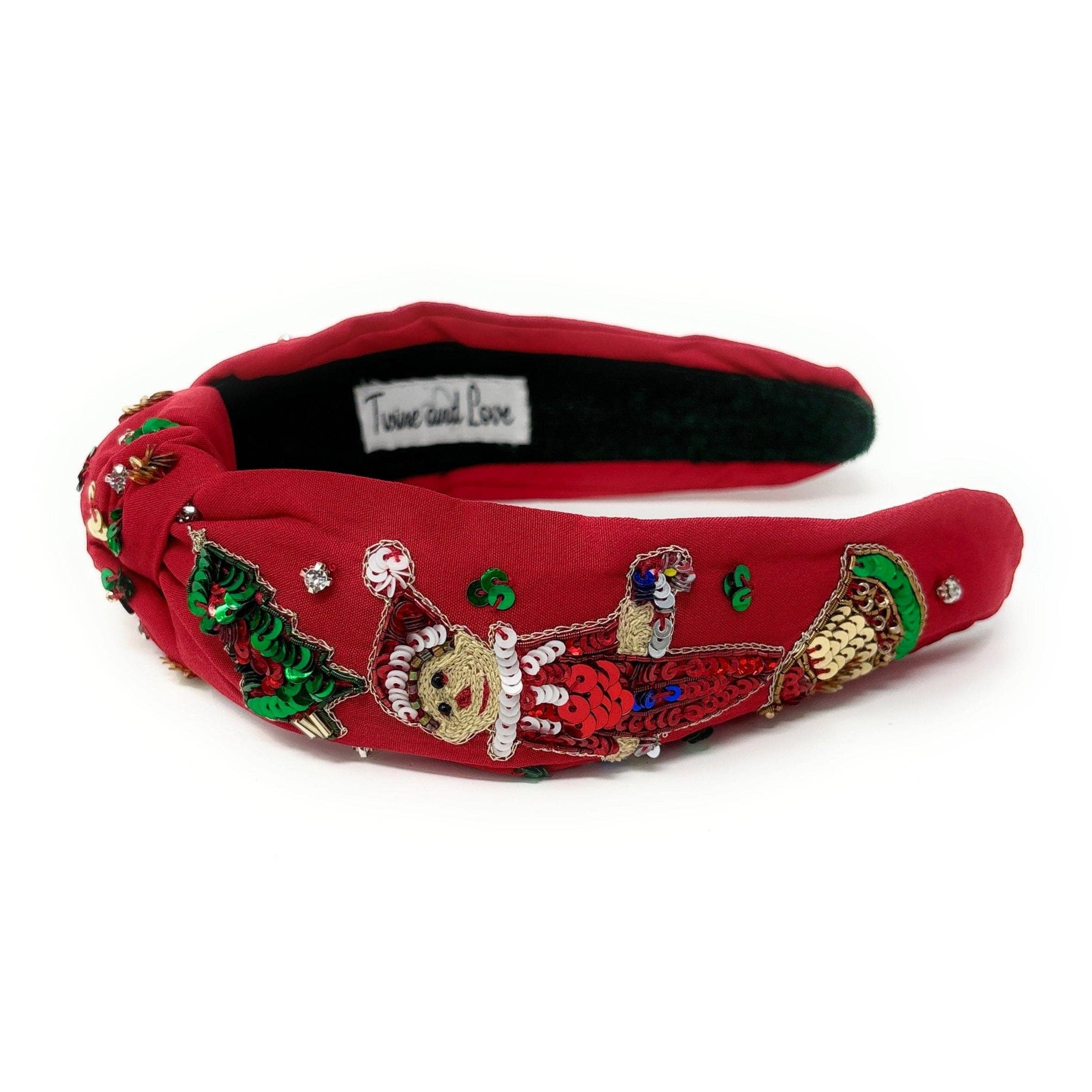 Twine and Love - Wholesale Fashion Headband - Women's - Hand Beaded Red Elf Knot Headband6