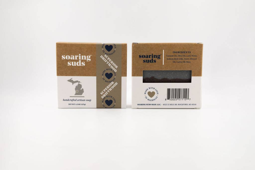 Soaring Suds Soap Co., LLC - Wholesale Bar Soap - Superior Driftwood MI Artisan Soap1