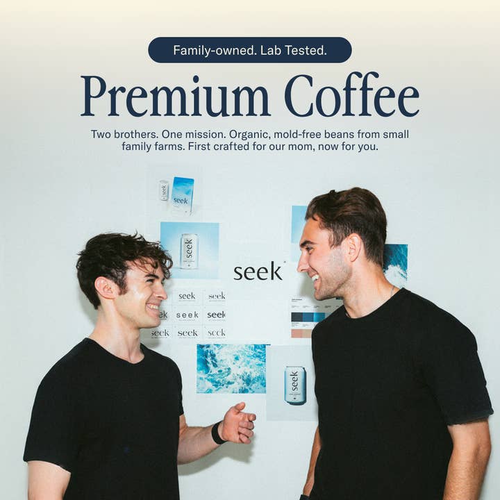 Seek - Wholesale Iced Coffee/Cold Brew - Seek® Organic Mold-Free Iced Coffee - 6 Cans5