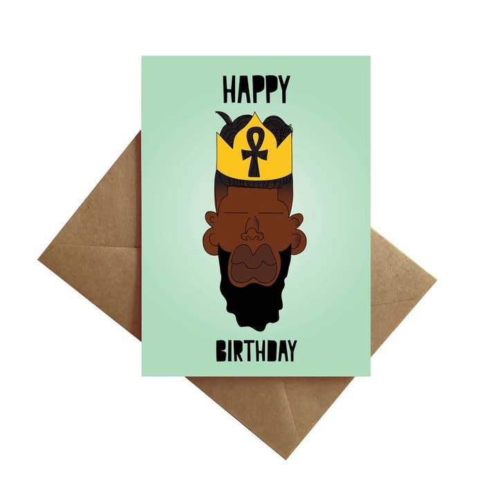 Verjaardag Koning - Locs Card voor wholesale door By Ms James