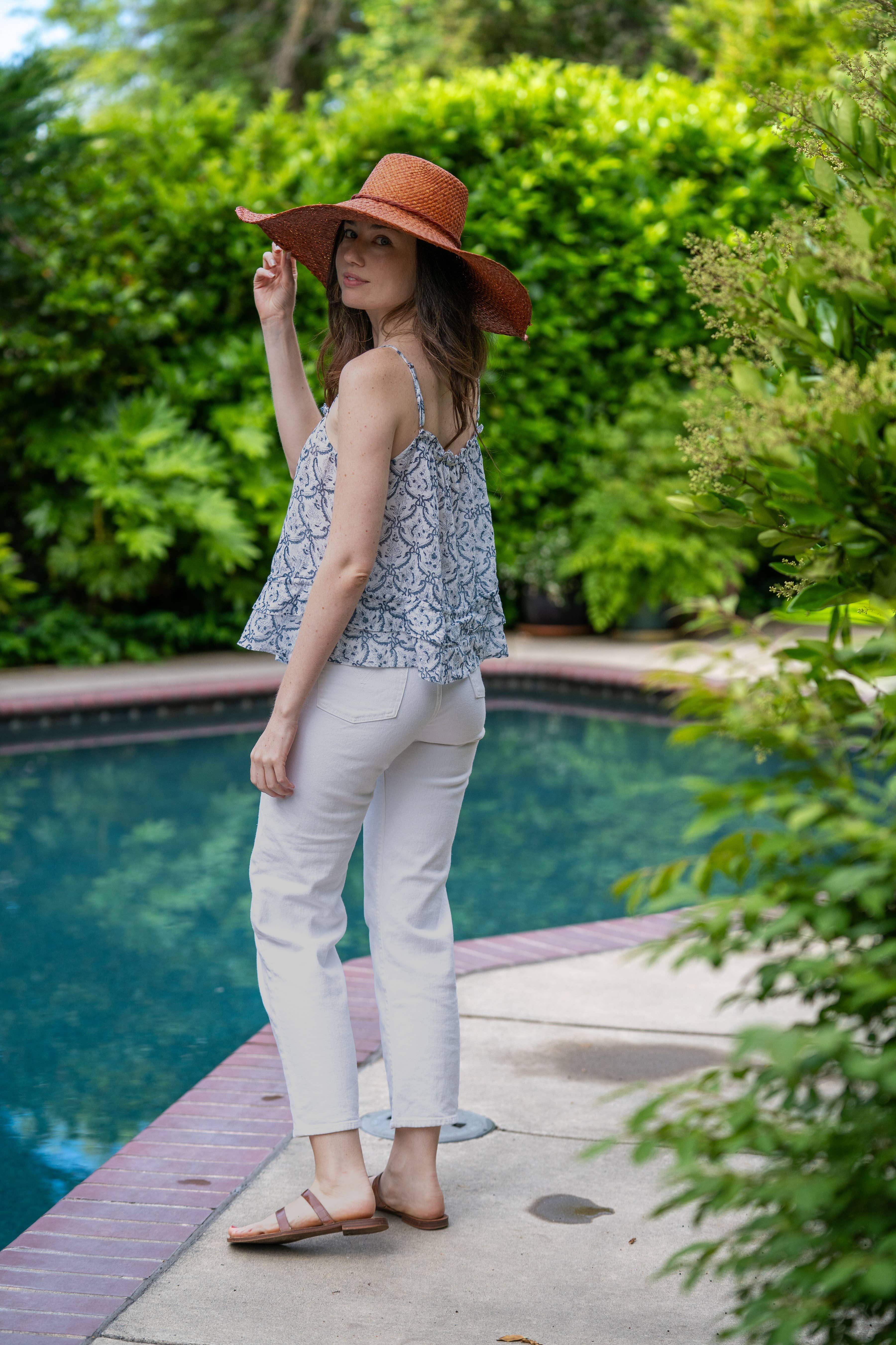 Shebobo - Wholesale Straw Hat - Women's - Natasha 7" Wide Brim Woven Straw Sun Hats8