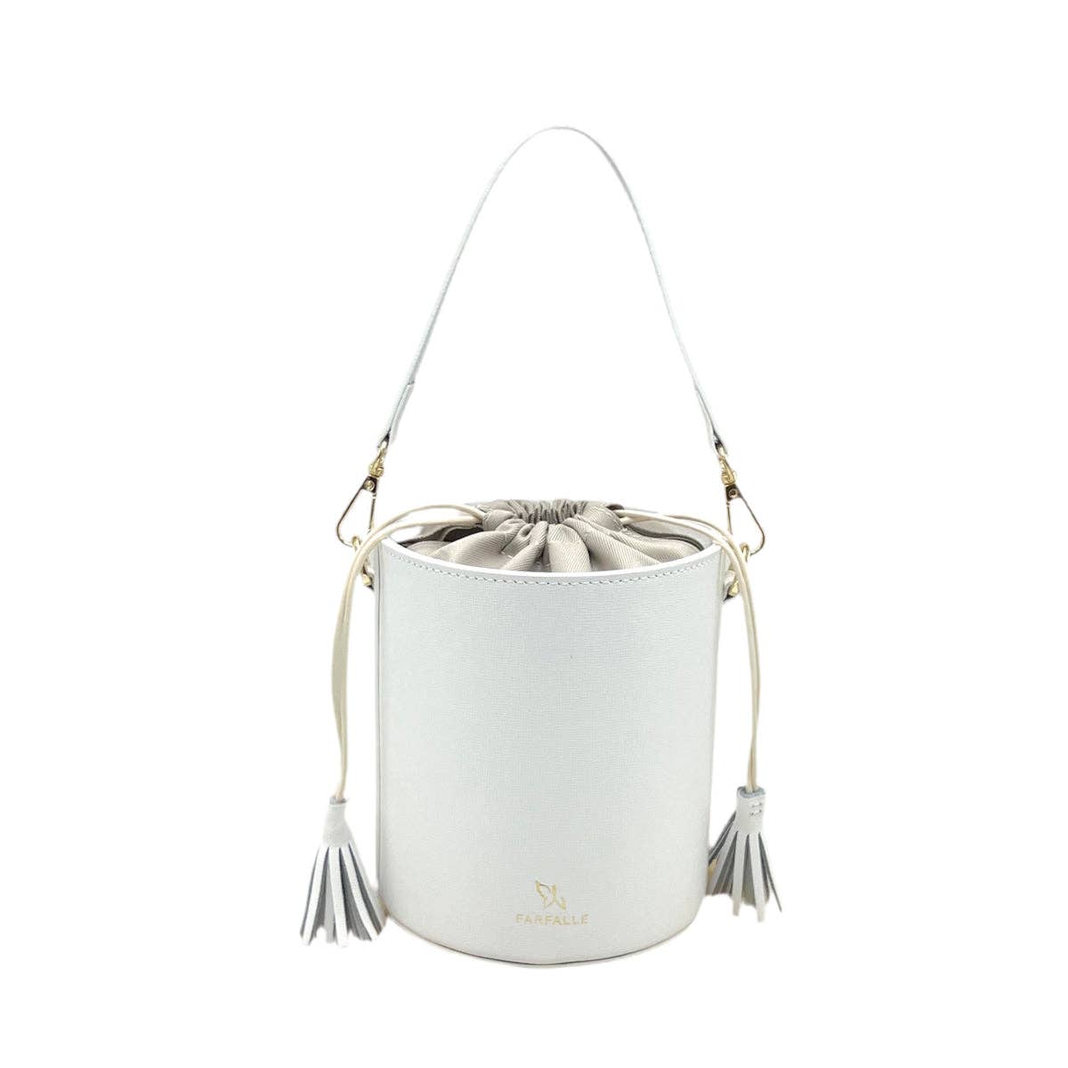 Suie Valentini srl - Wholesale Crossbody Bag - Women's - Genuine leather bucket bag, Made in Italy, art. 1126133